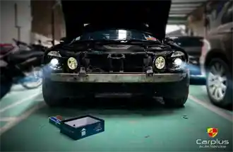 Độ đèn tăng sáng cho xe Mecerdes Benz E280 2002