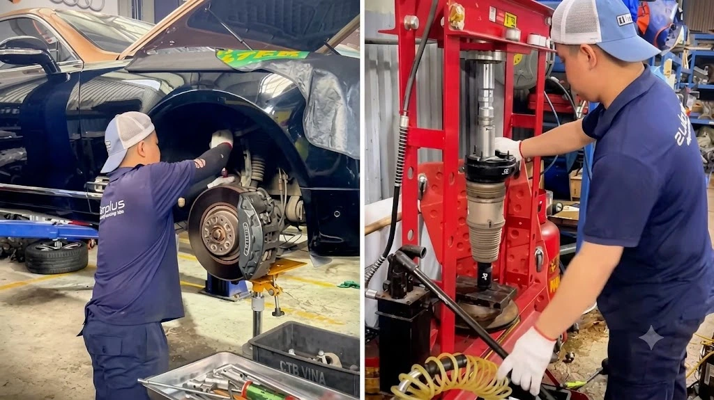 Sửa giảm xóc Bentley: Cách giúp tiết kiệm hàng trăm triệu đồng 